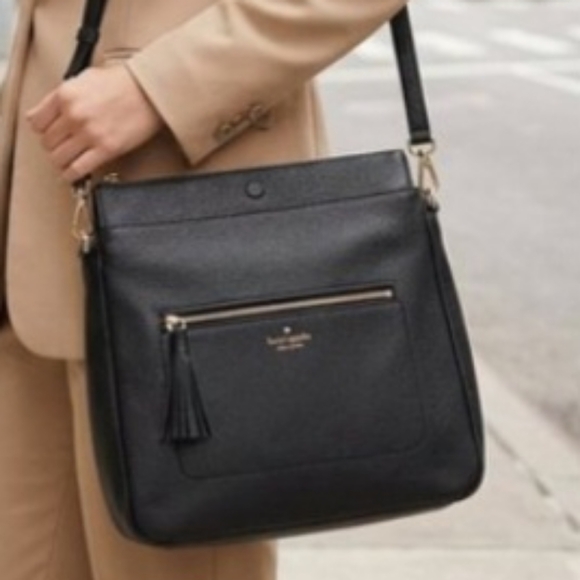 kate spade Handbags - Kate Spade Michaela Chester Street Black Pebbled Leather Hobo Bag with Wallet